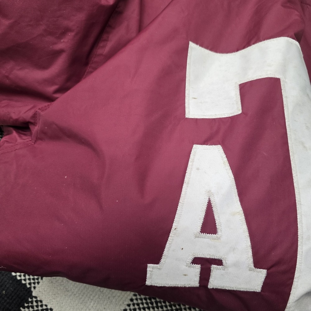 VTG TEXAS A&M Tru West Unisex Medium Fleece Lined‎ Trench Coat Outdoors College - Picture 14 of 15